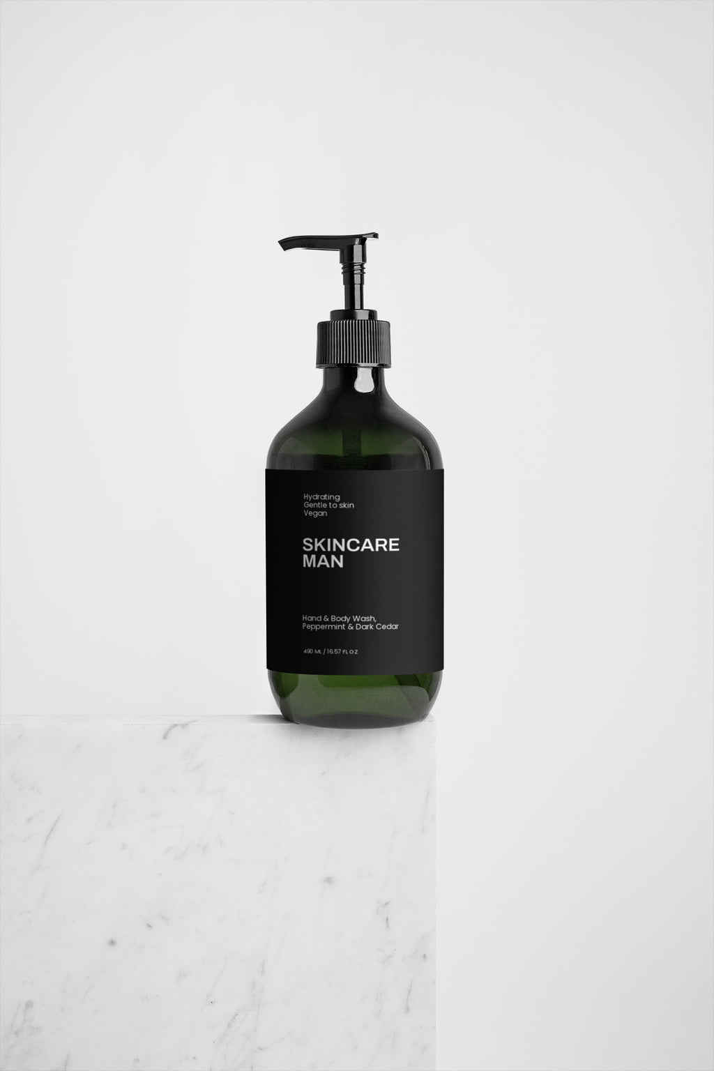 Hand & Body Wash, Peppermint & Dark Cedar
