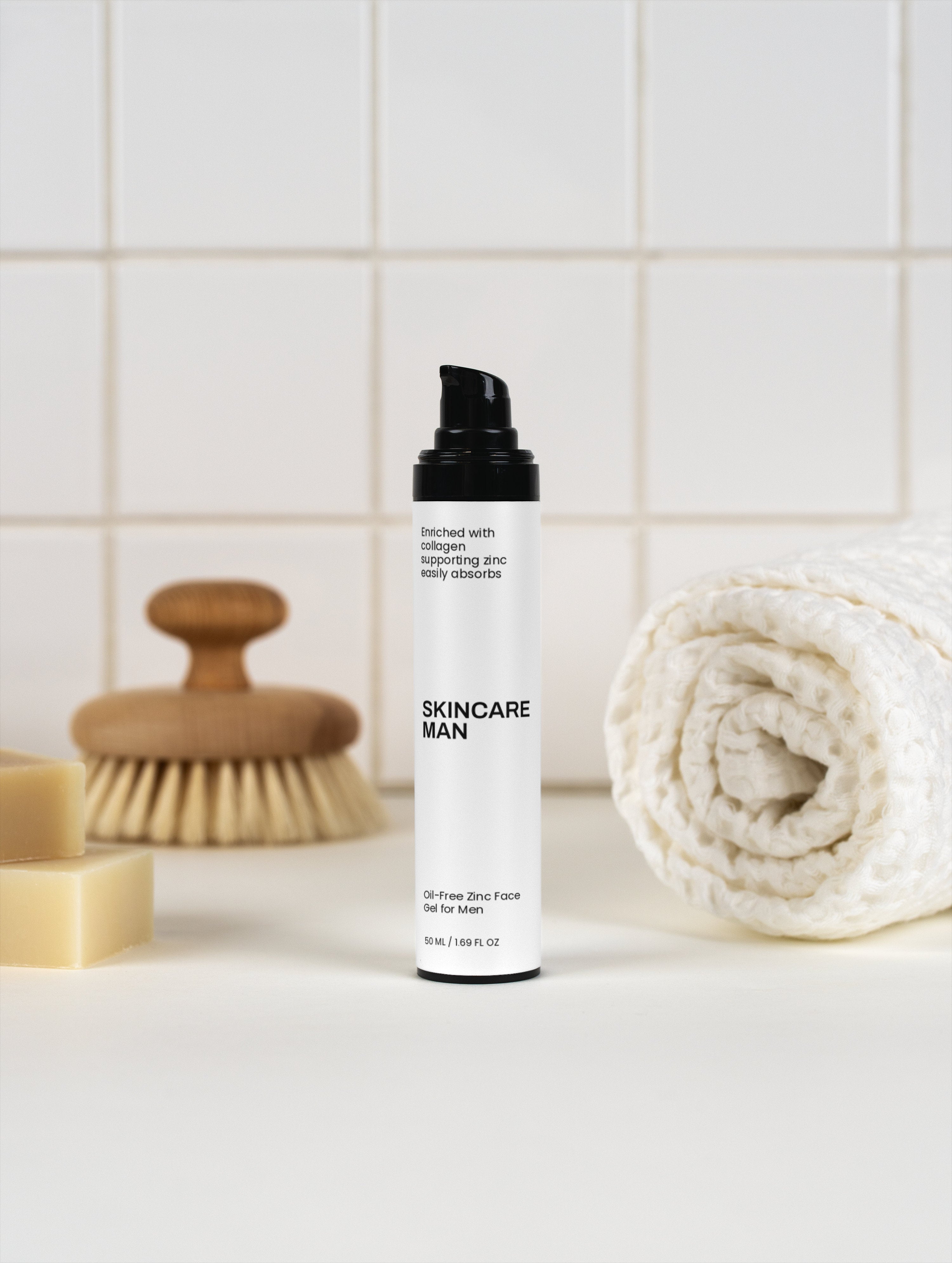 Oil-Free Zinc Face Gel for Men